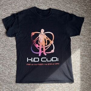 Kid Cudi Black Graphic T-Shirt Tag was cut off